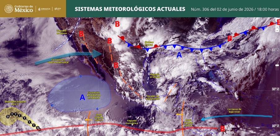 Temporal de lluvias se mantiene en gran parte de México: checa el pronóstico la noche de este martes