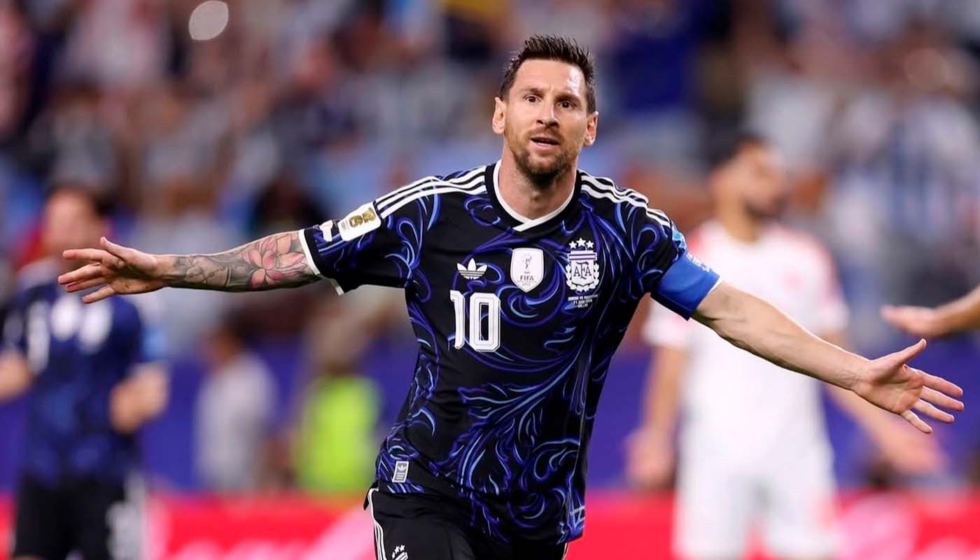 Con gol de Messi, Argentina vence a Jordania en mundial