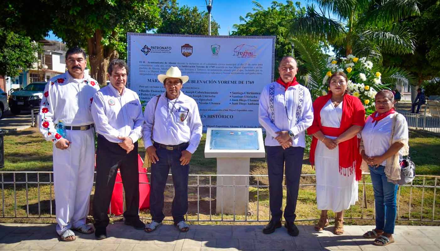 Conmemoran Sublevación Yoreme en San Miguel Zapotitlán