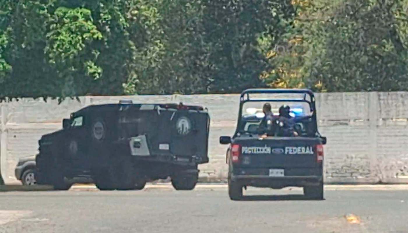 Convoy de fuerzas federales recorre calles de Guasave