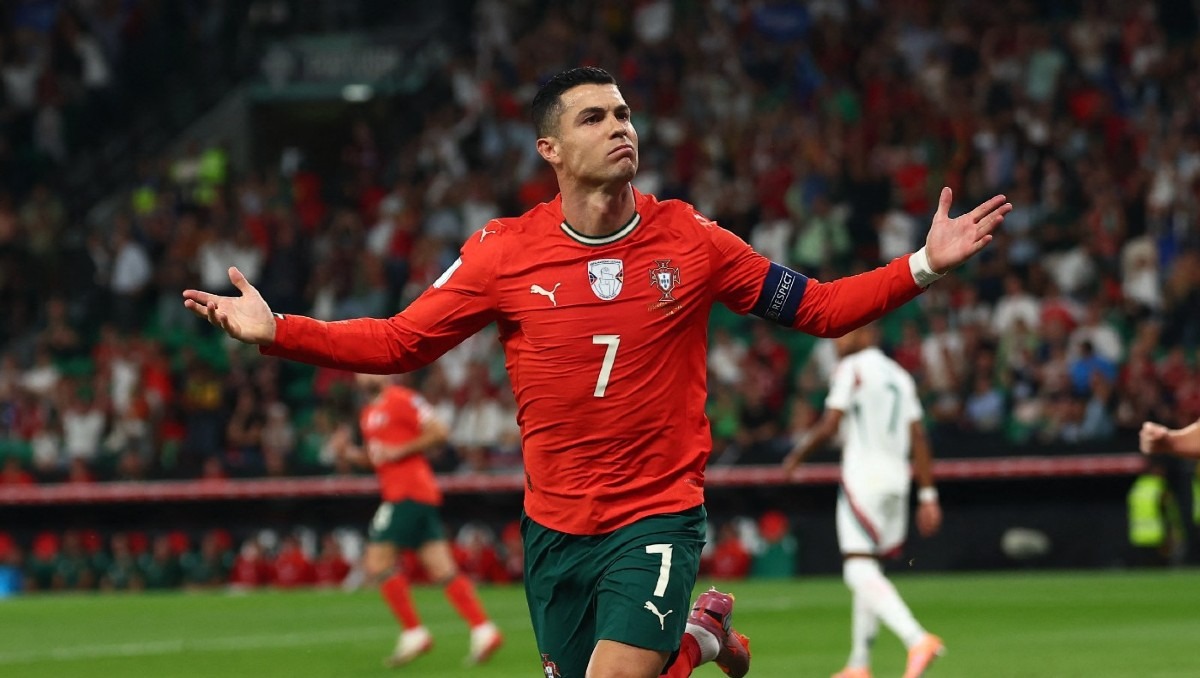 Cristiano Ronaldo, futbolista portugués.
