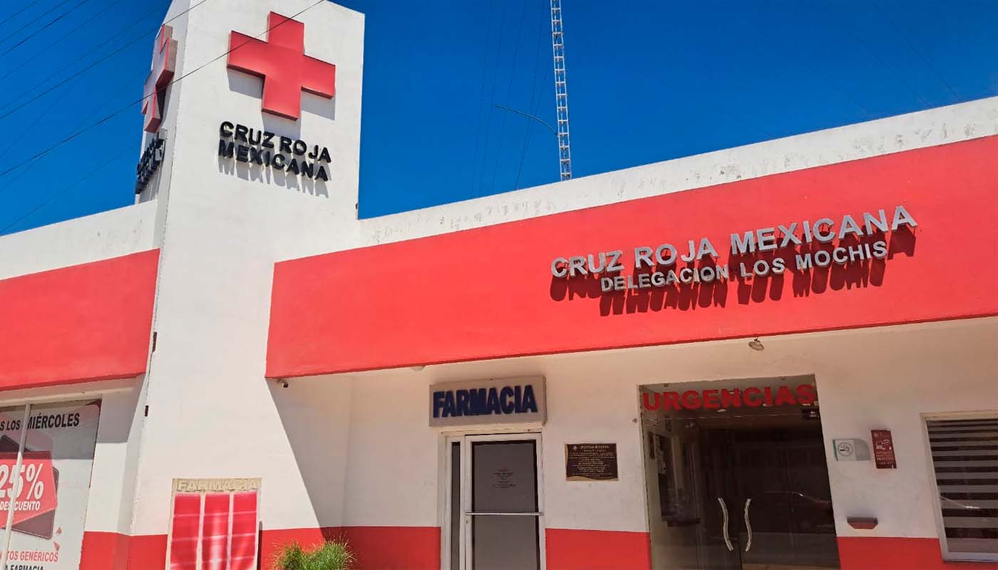 Instalaciones de la Cruz Roja en Los Mochis