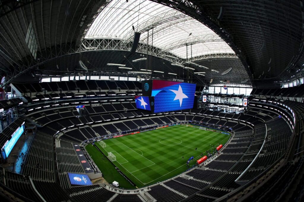 Interior del Dallas Stadium.