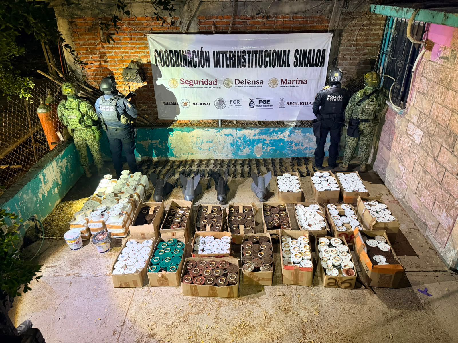 Dan otro fuerte golpe en Rosario- localizan y aseguran más de 550 artefactos explosivos