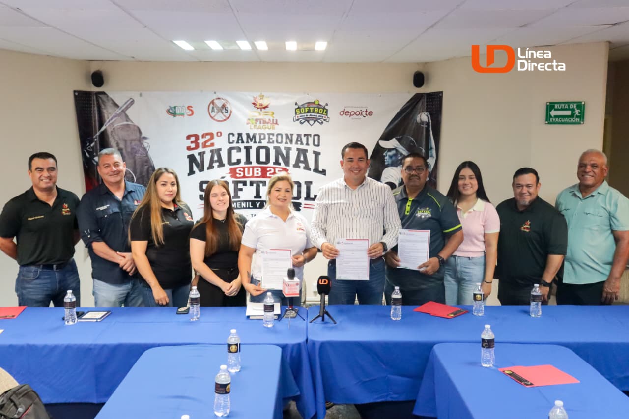 Conferencia de prensa para invitar a Campeonato Nacional de Softbol Sub25
