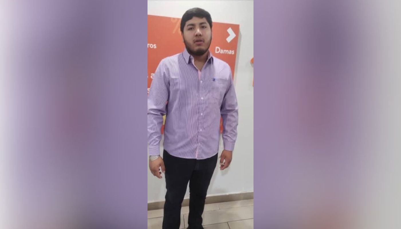 Jesús Antonio, joven desaparecido en Los Mochis