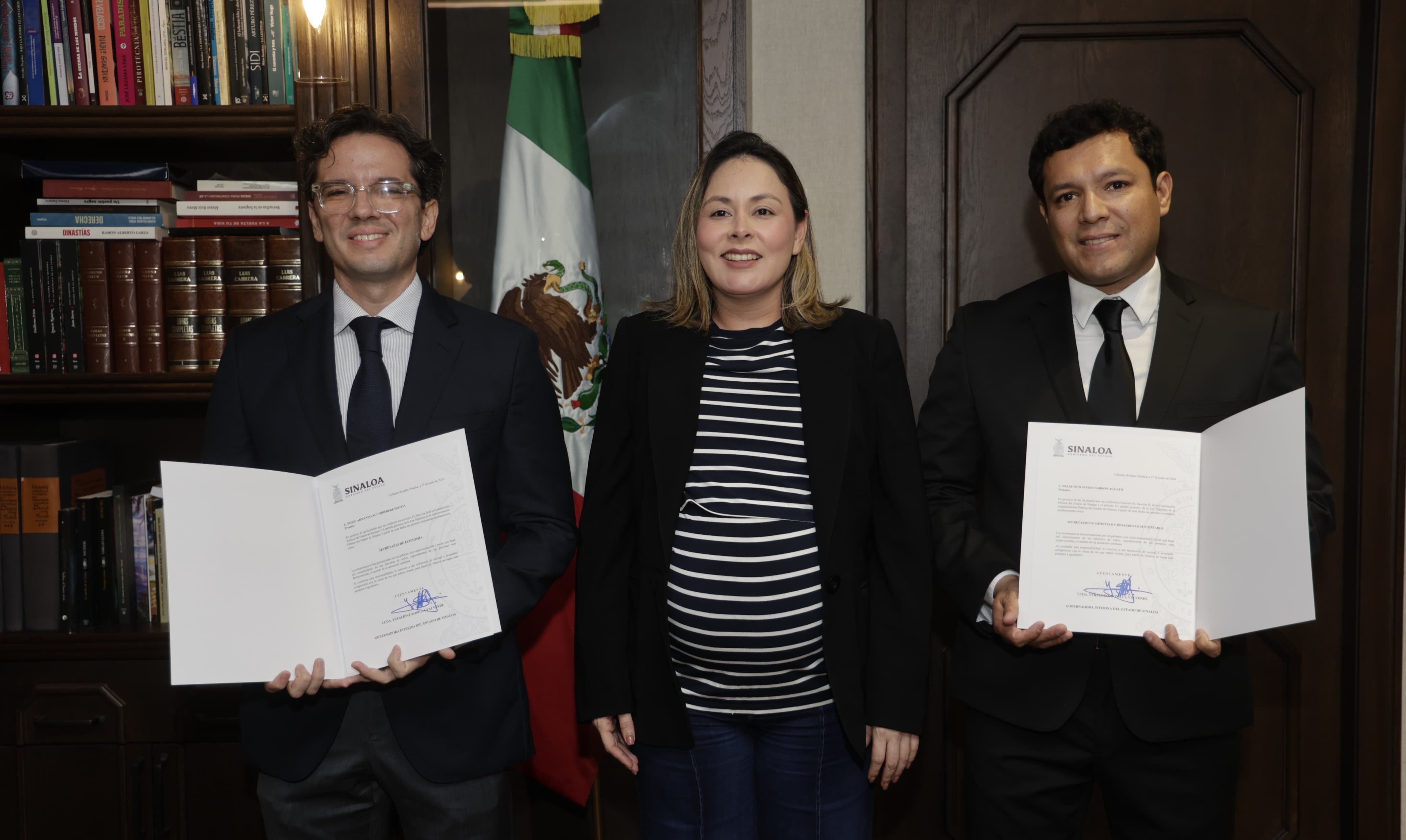 Gobernadora designa a secretarios de economía y Sebides