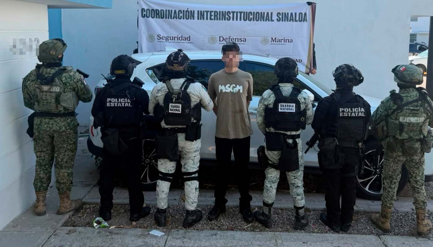 Detenido con explosivos improvisados en Culiacán