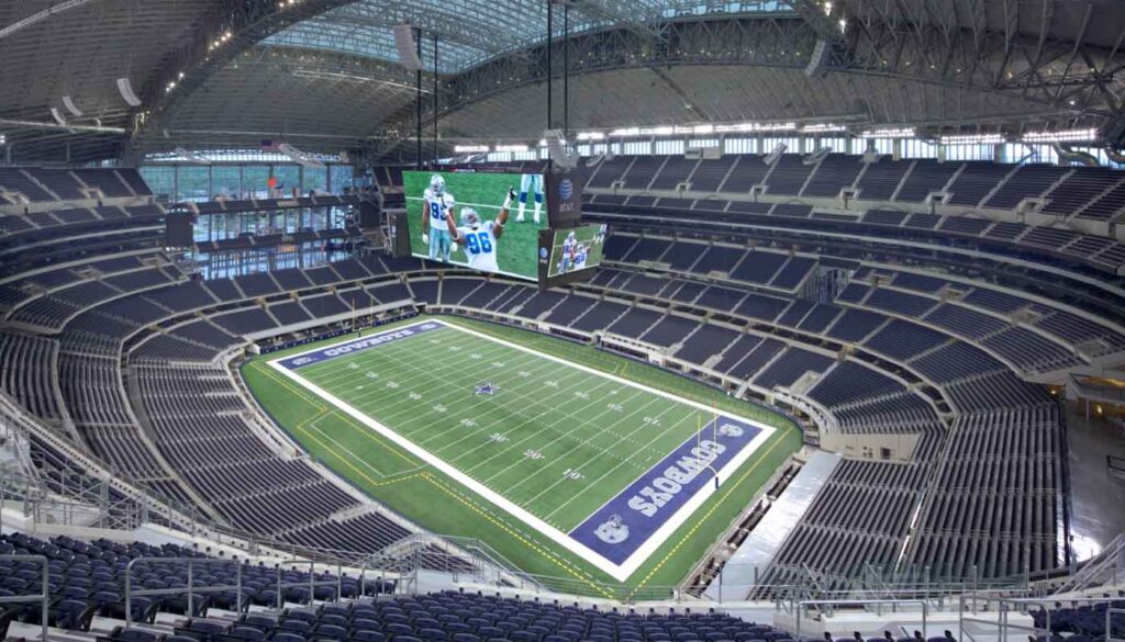 El estadio AT&T de los Vaqueros de Dallas