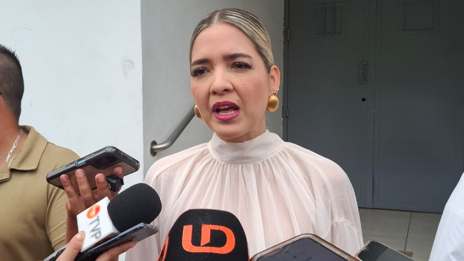 La alcaldesa de Mazatlán, Estrella Palacios