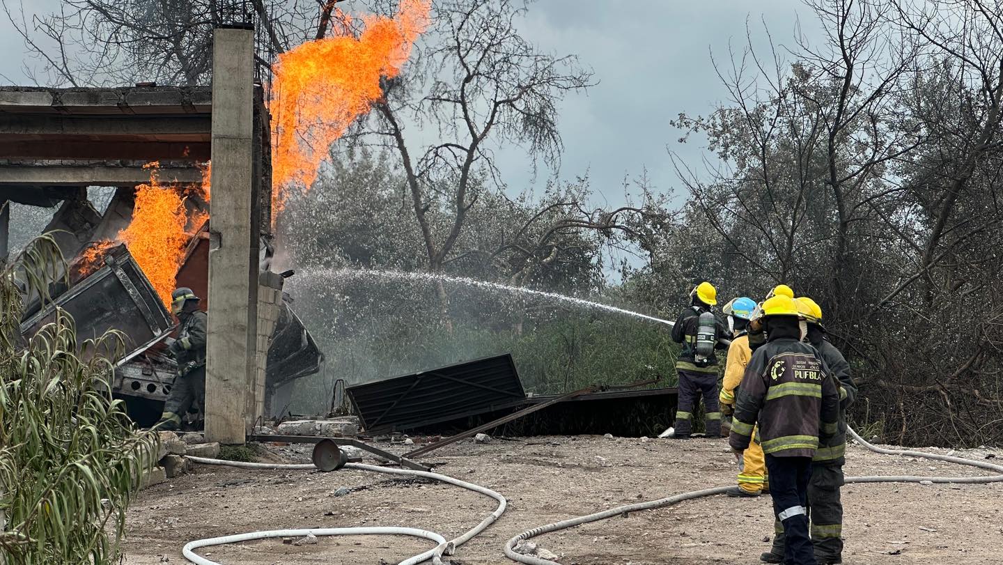 Explosión de pipas en Puebla