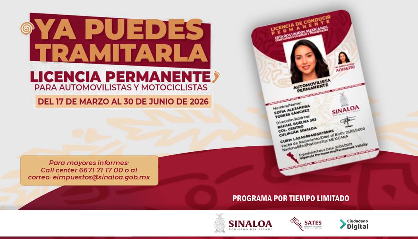 Flyer licencia permanente