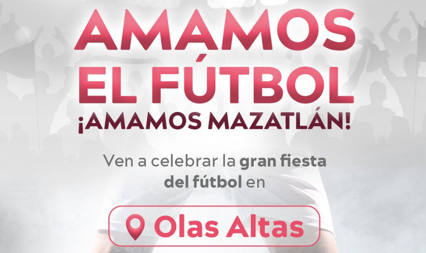 Invitación del gobierno de Mazatlán a la celebración del Mundial 2026