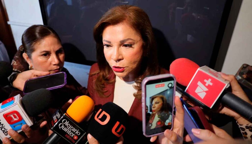 Gloria Himelda Félix habla sobre seguridad en Navolato