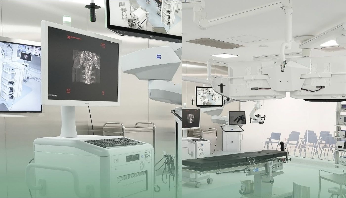Equipo médico en un quirófano