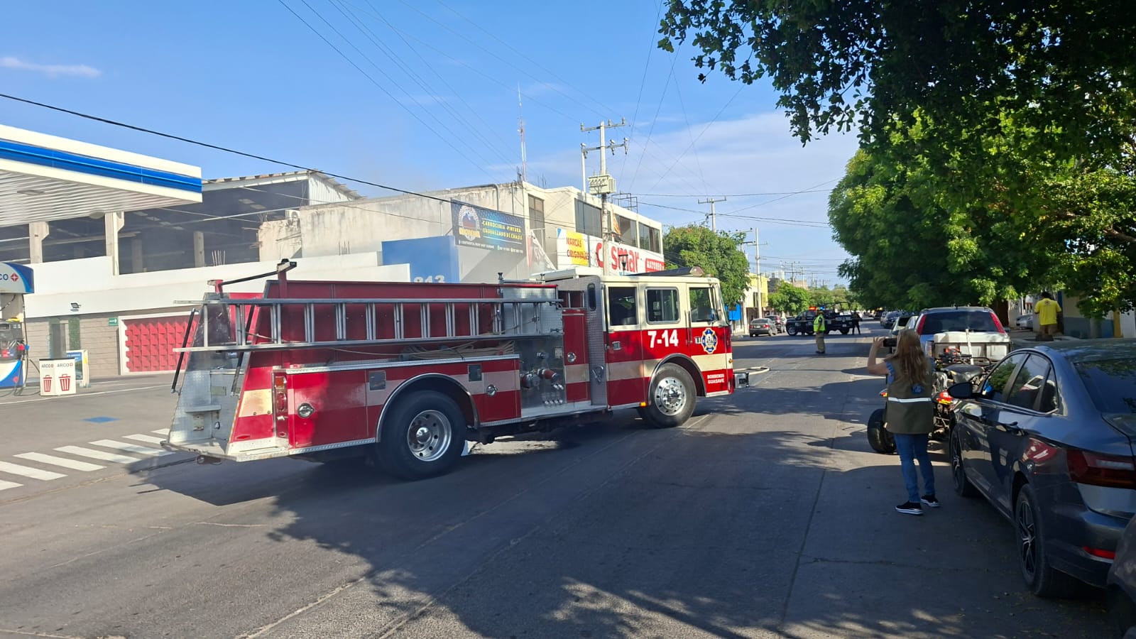 Incendio en tienda Guasave