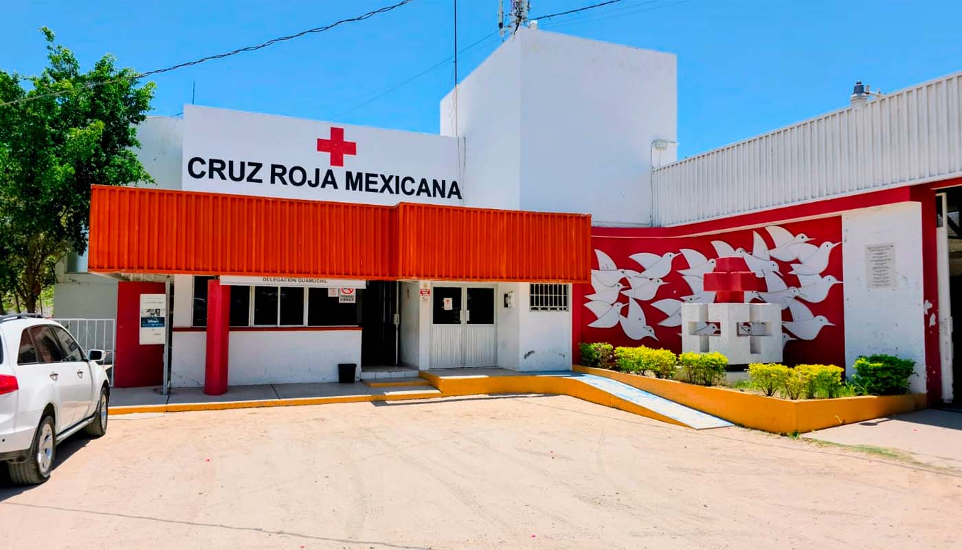 Instalaciones de Cruz Roja en Guamúchil