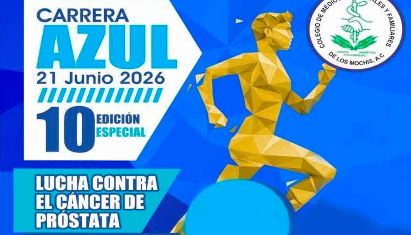 Invitan a carrera azul en Los Mochis