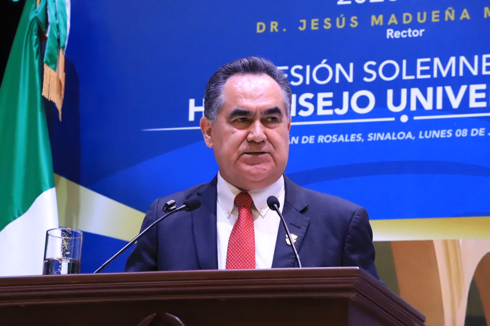 Jesús Madueña Molina, rector de la Universidad Autónoma de Sinaloa