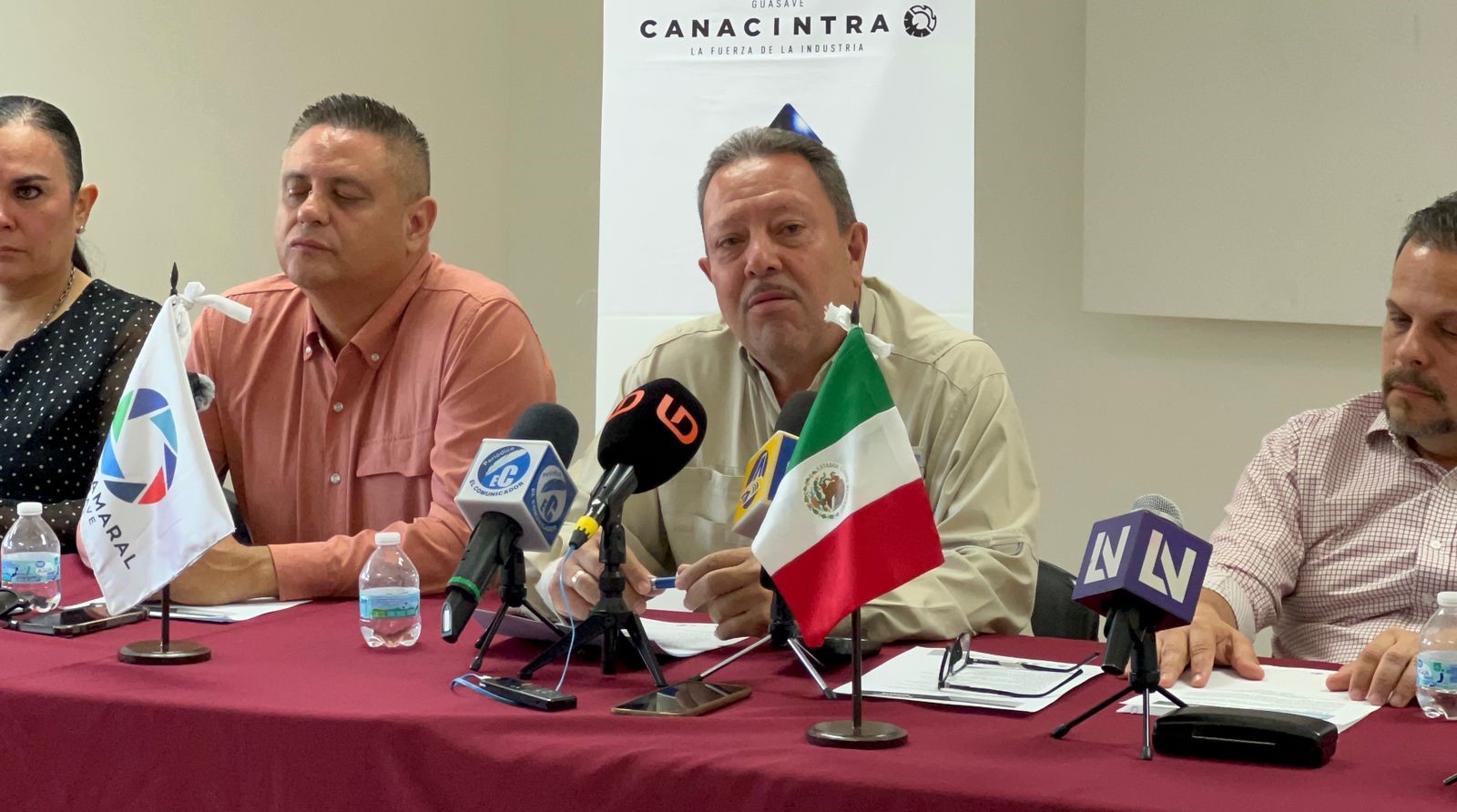 José Carlos Ordorica Urías, presidente de la Cámara Nacional de la Industria de Transformación (Canacintra) en Guasave.