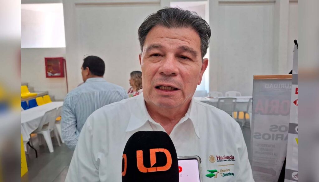 Juan Pablo Peñuelas Cota, gerente estatal de Financiera Para el Bienestar en Sinaloa 