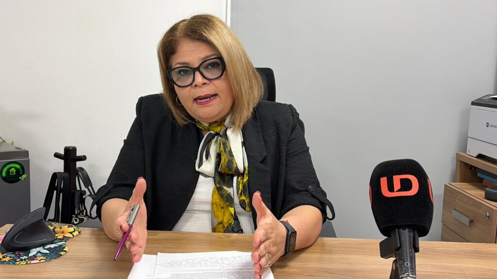 La coordinadora estatal del Inegi, Leonor Scott Molina
