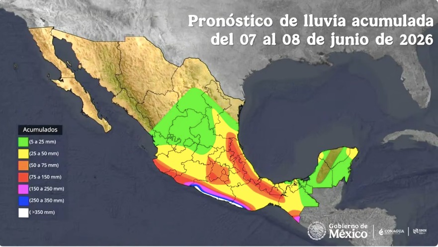 El golpe es inminente: SMN prevé que "Boris" toque tierra en Guerrero entre esta noche y la madrugada