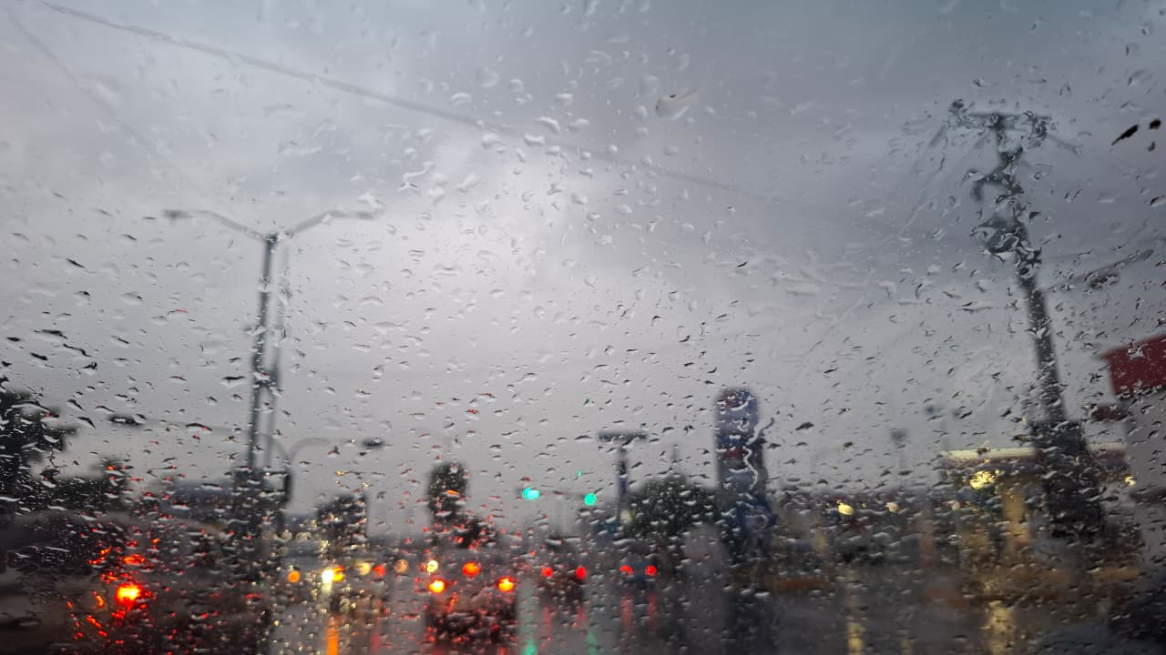 Mañana lluviosa en Culiacán.