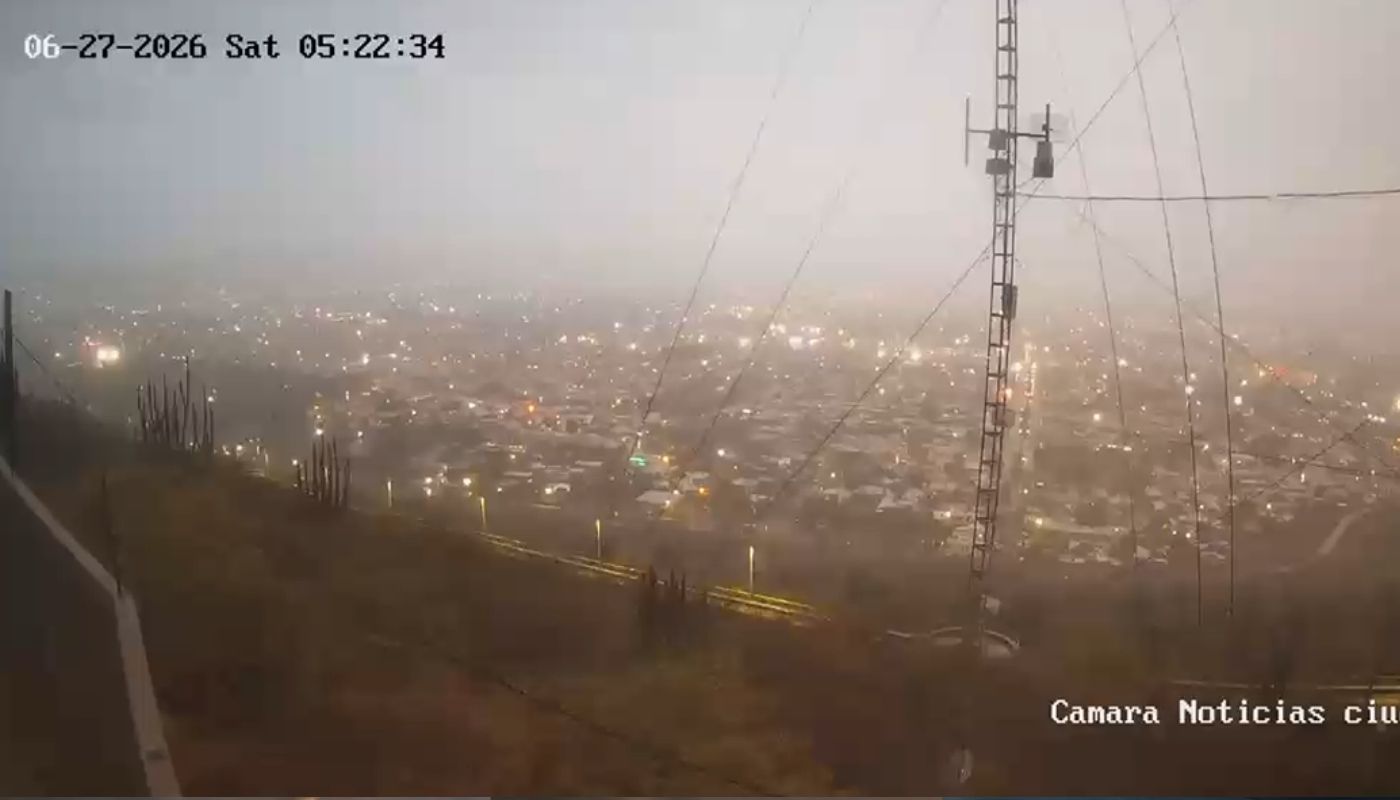 Cámara de vigilancia desde el cerro de la memoria