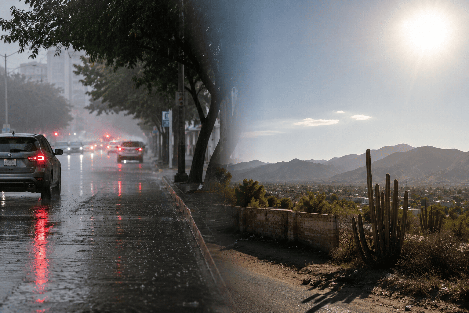 Lluvias y calor en México