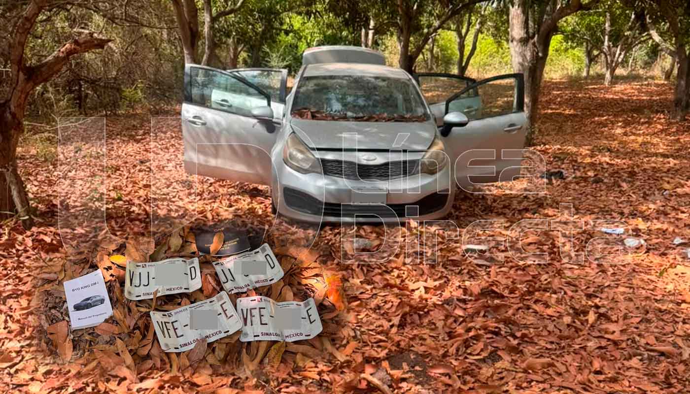 Localizan vehículo con reporte de robo en Mazatlán