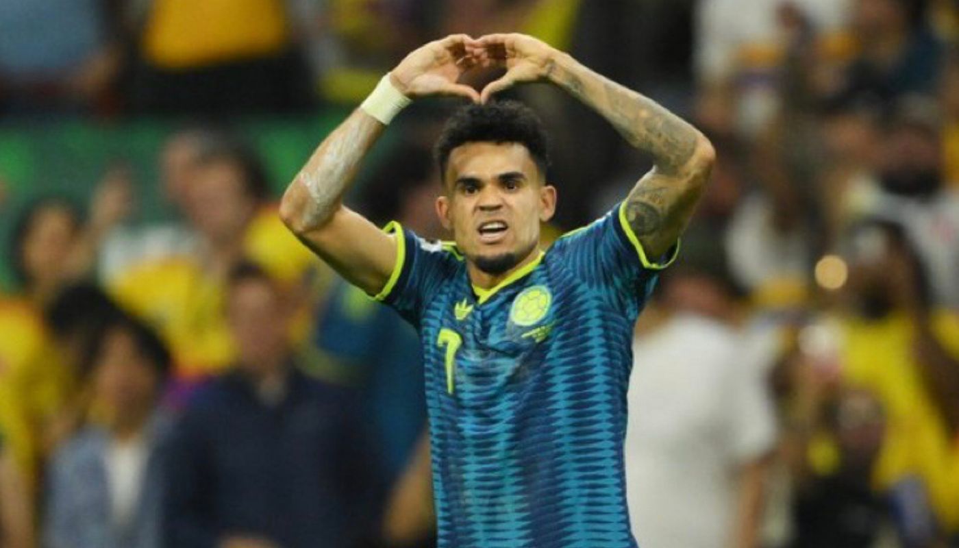 Luis Díaz, jugador de Colombia.