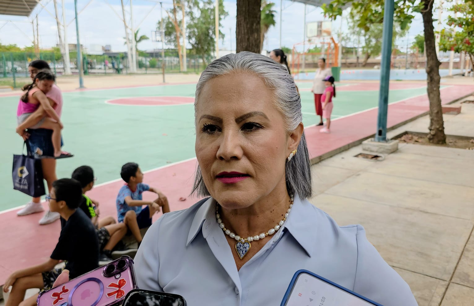 La presidenta municipal de Salvador Alvarado, Guadalupe López González