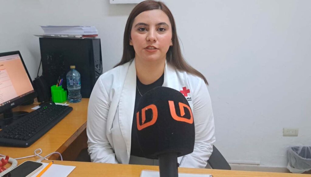 María Fernanda Quintero, directora banco de Sangre Cruz Roja Los Mochis