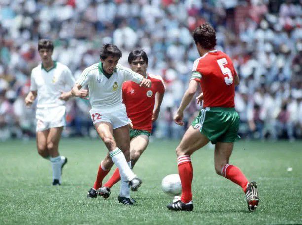 México vs Bulgaria en México 86.