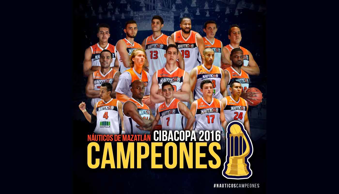Náuticos de Mazatlán, campeones de Cibacopa 2016