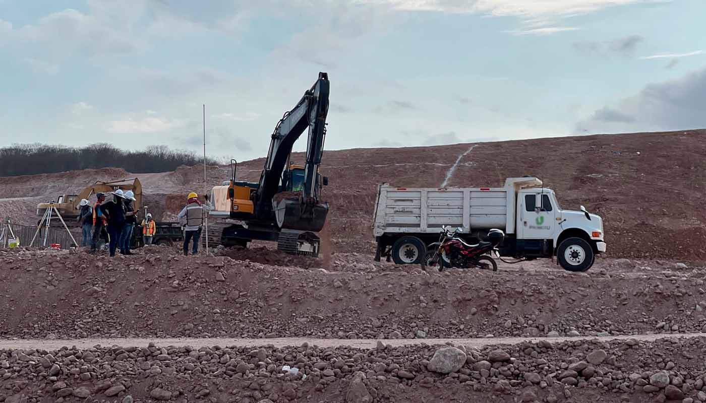 Obras de viviendas en San Fermín, Culiacán