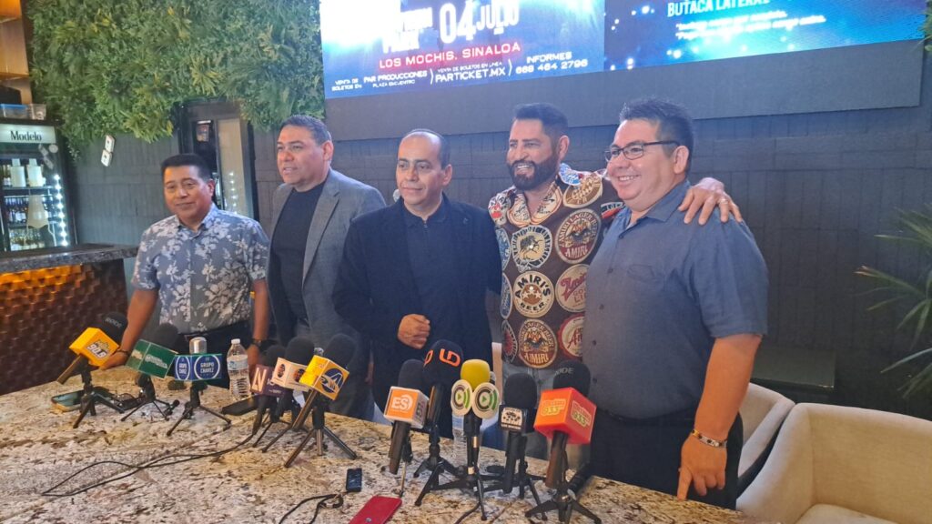 Rueda de prensa de un concierto de Pancho Barraza