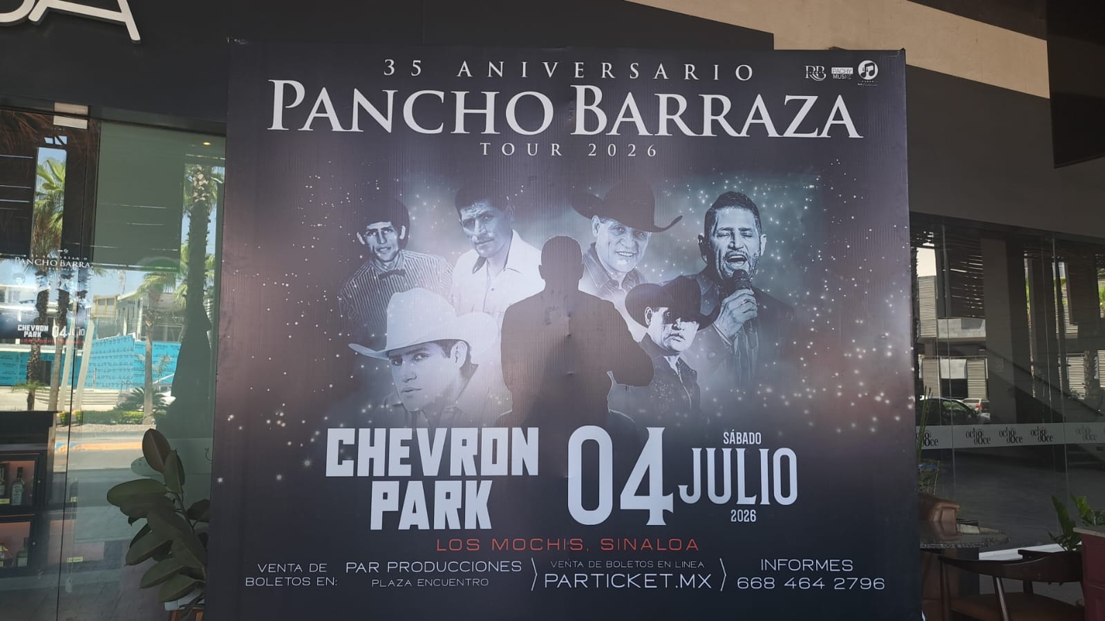 Flyer de un evento de concierto de Pancho Barraza