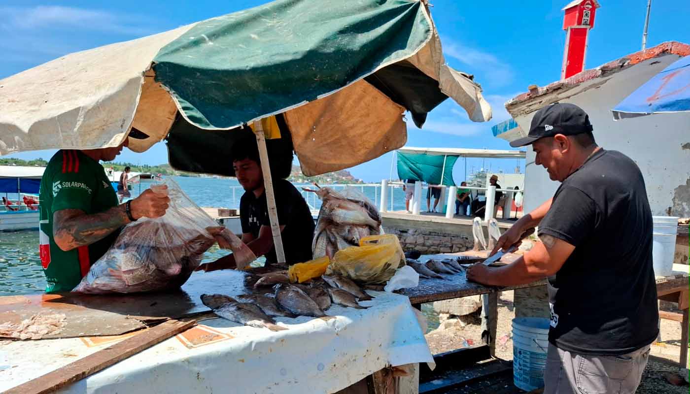 Pescadores en Isla de la Piedra registran baja producción