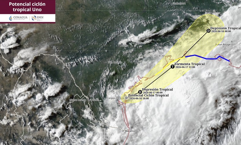 Protección Civil activa alerta preventiva y ante efectos del potencial ciclón Tropical Uno