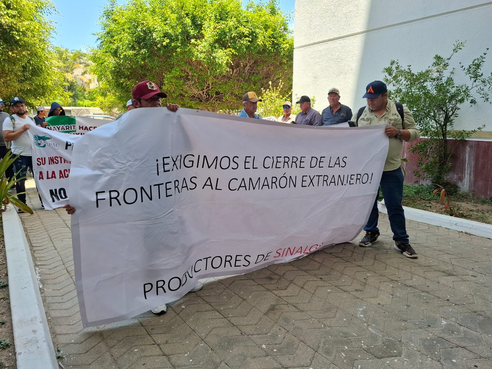 Productores en protesta