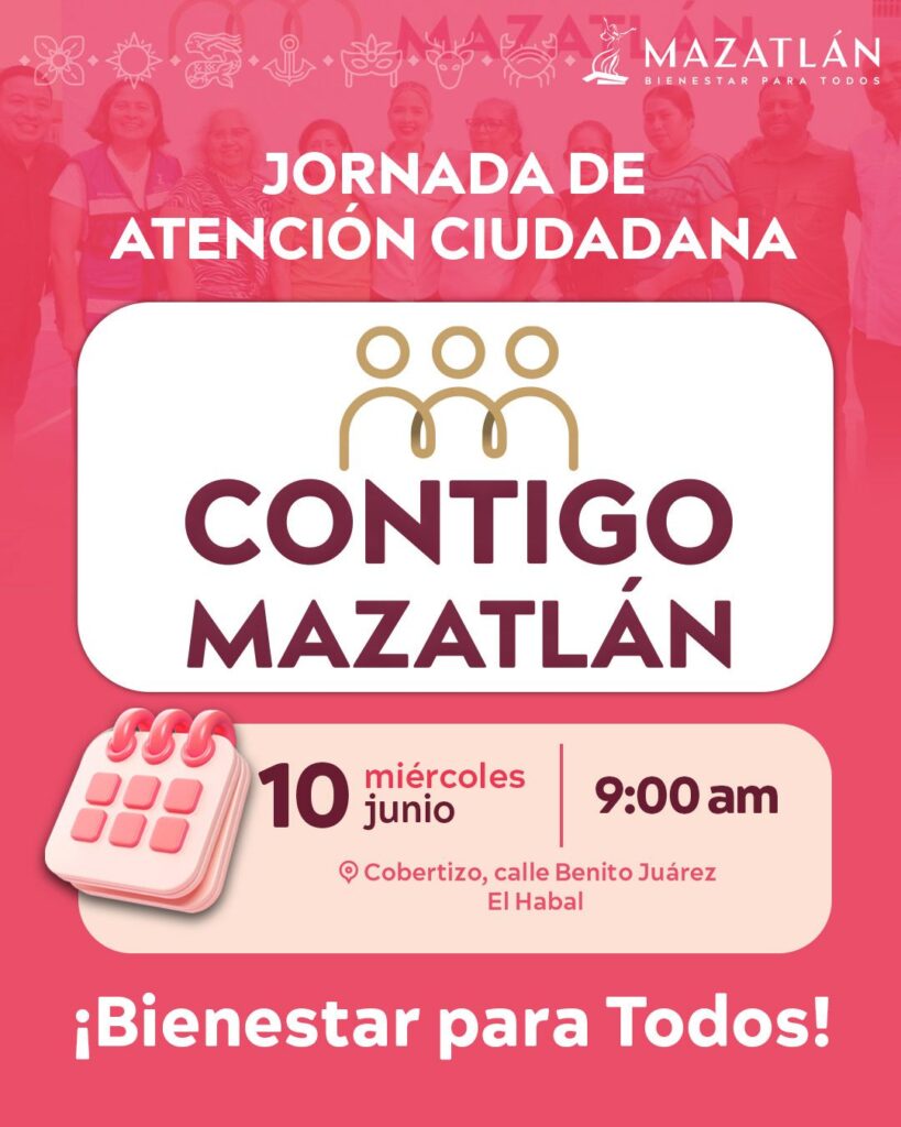 “Contigo Mazatlán”, programa de atención ciudadana