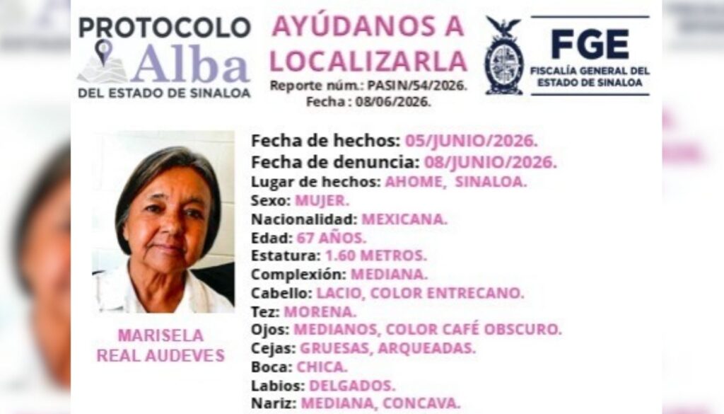 Ficha de una adula mayor en Protocolo Alba