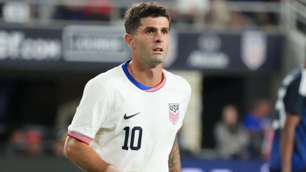 Pulisic con la jersey de Estados Unidos