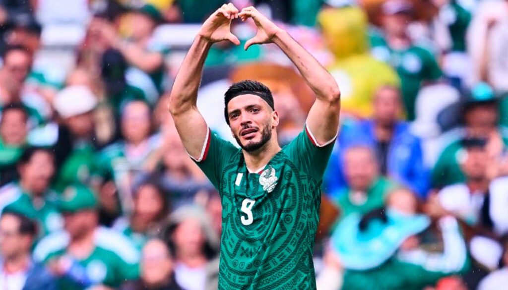 Raúl Jiménez tras su primer gol en Mundial 