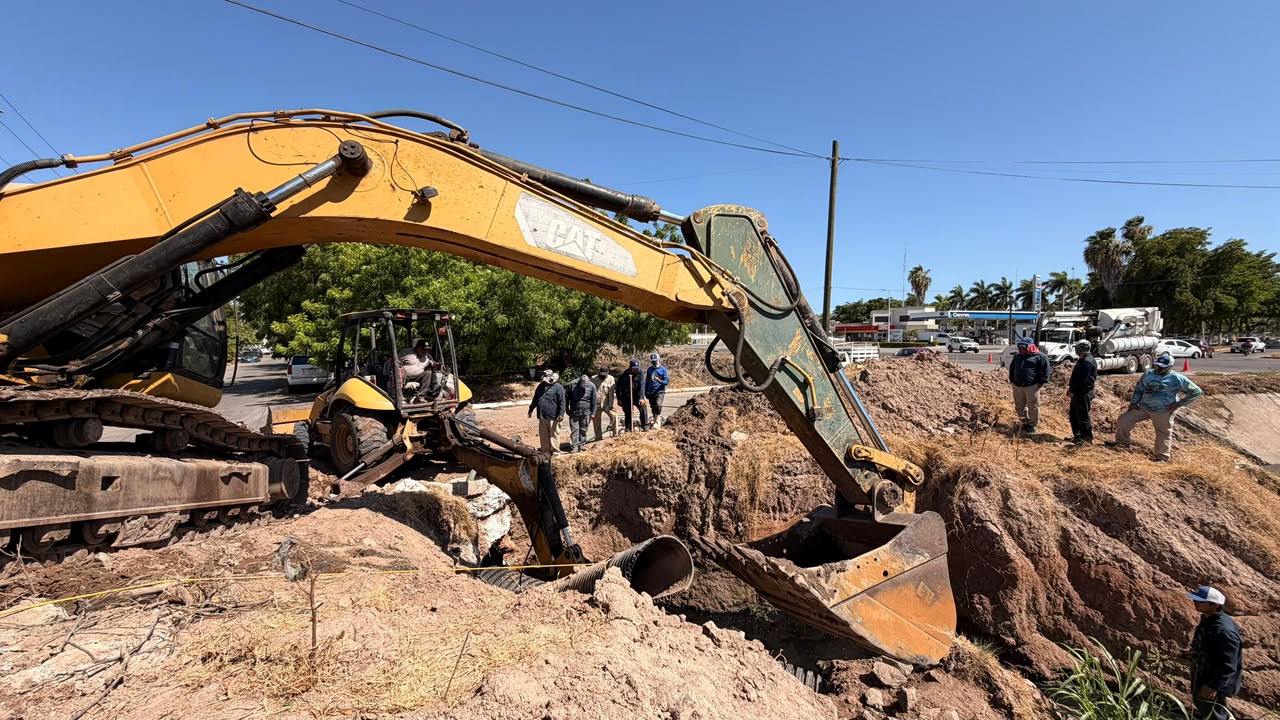 Obra de rehabilitación del colector Mochicahui
