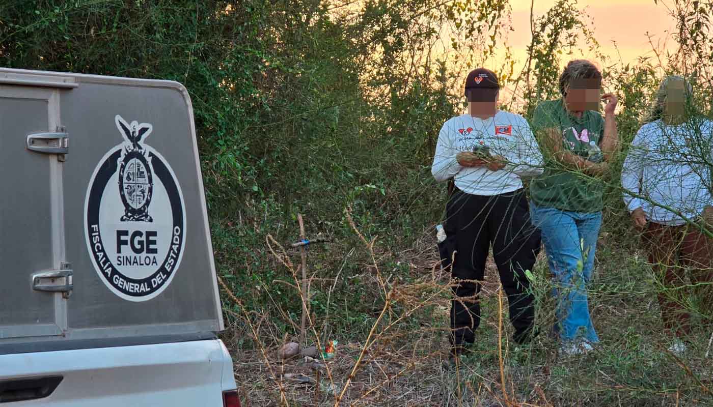 Sabuesos Guerreras localiza restos óseos en Aguaruto, Culiacán
