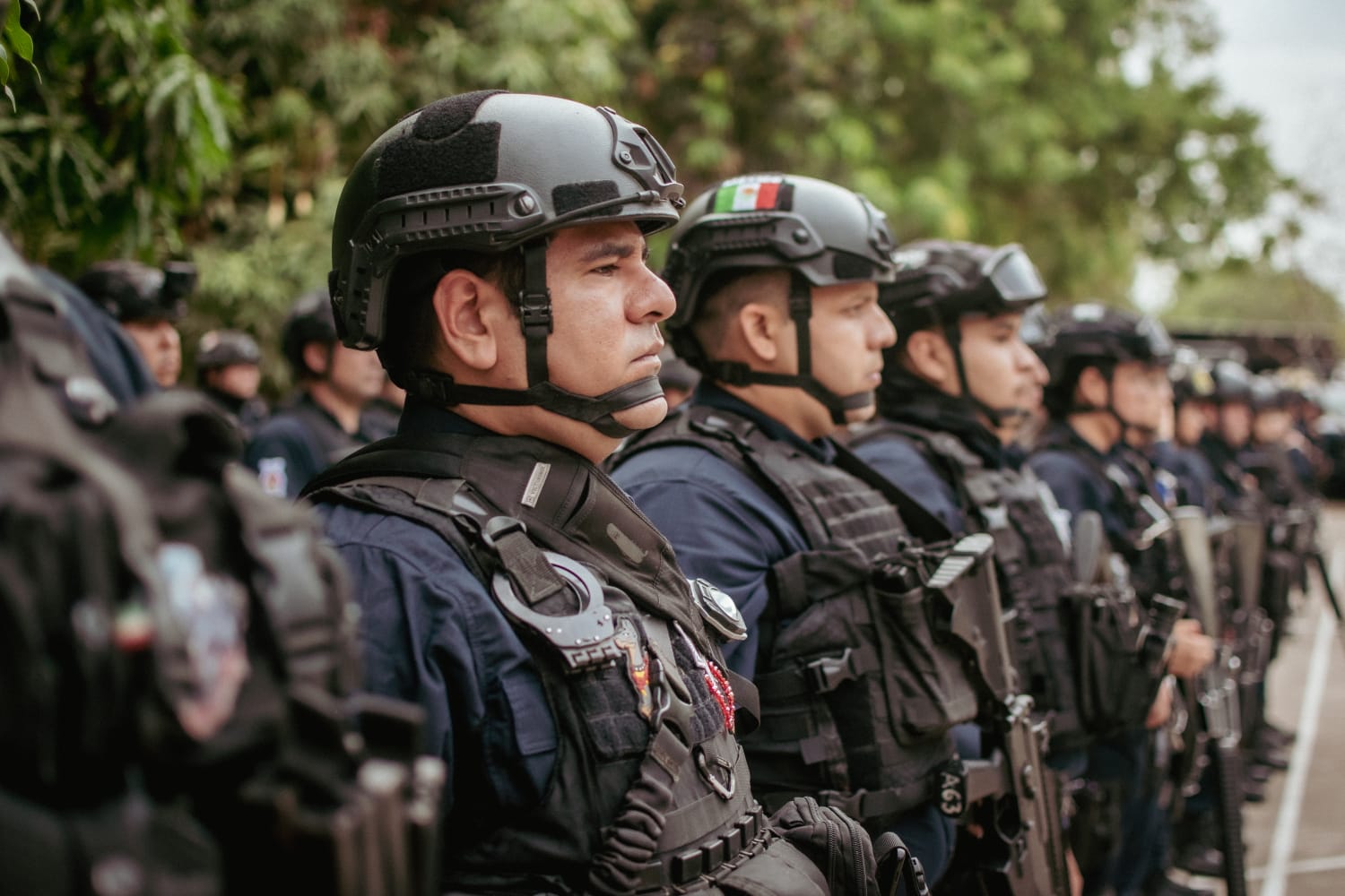 Elementos de la Secretaría de Seguridad Pública del Estado