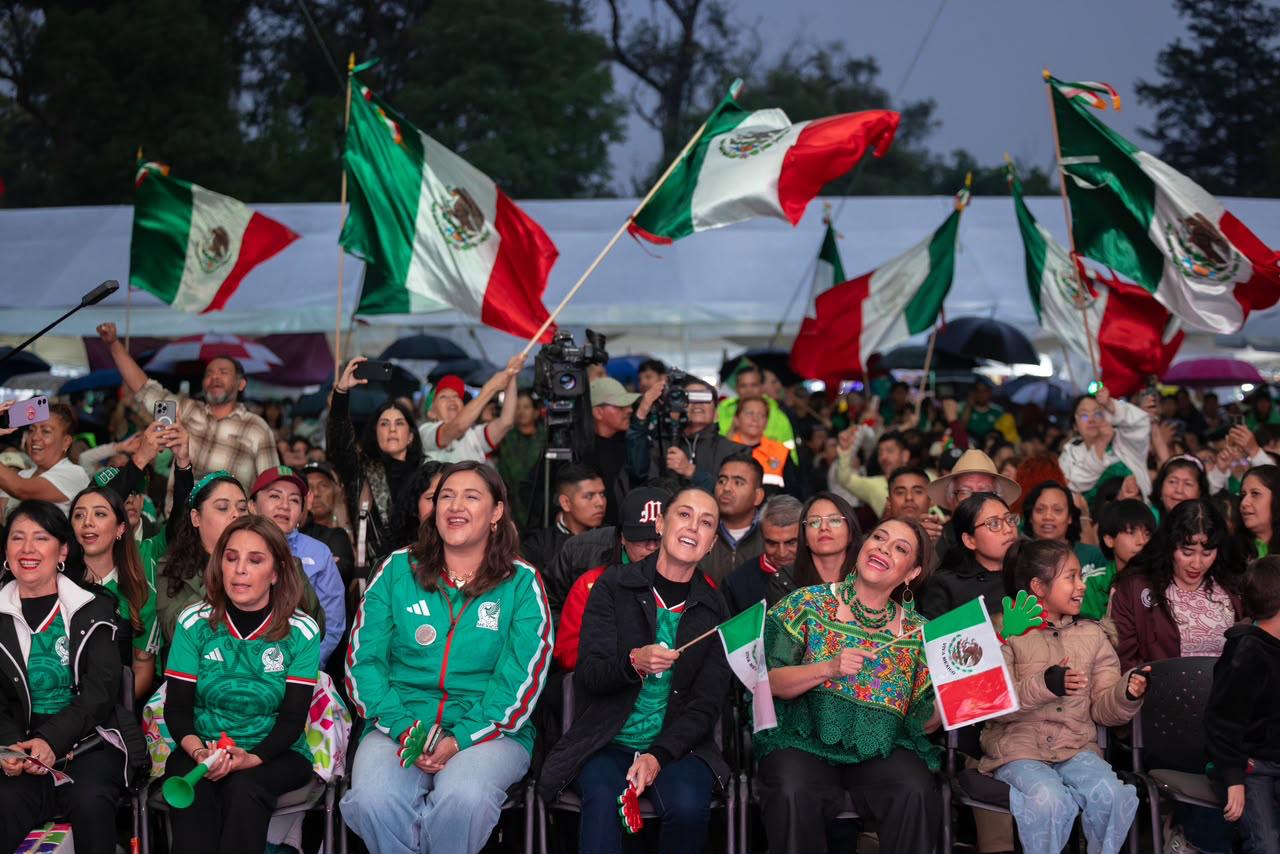 ¡Desde Azcapotzalco! Sheinbaum alienta a la selección nacional en el México vs Ecuador